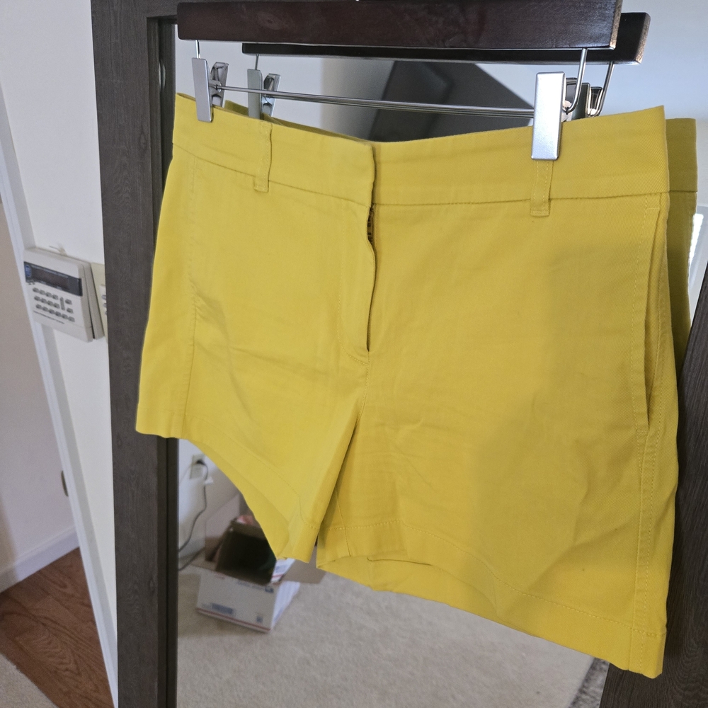J. Crew Vibrant Yellow Women's Shorts